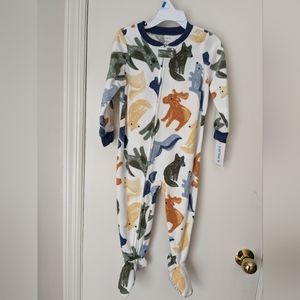 Woodland Animals Fleece Pajama Footie Sleeper